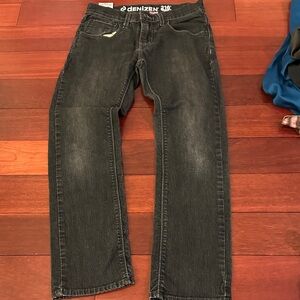 Denizen from Levi's Washed Black Straight Jeans kids size 10